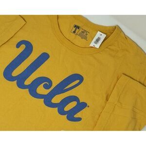 NEW UCLA‎ Women's Size 2X Yellow T-Shirt Short Sleeve 100% Cotton Old Navy NWT